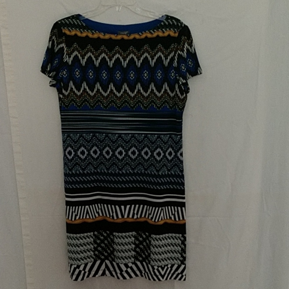 Geometric Fully Lined Dress